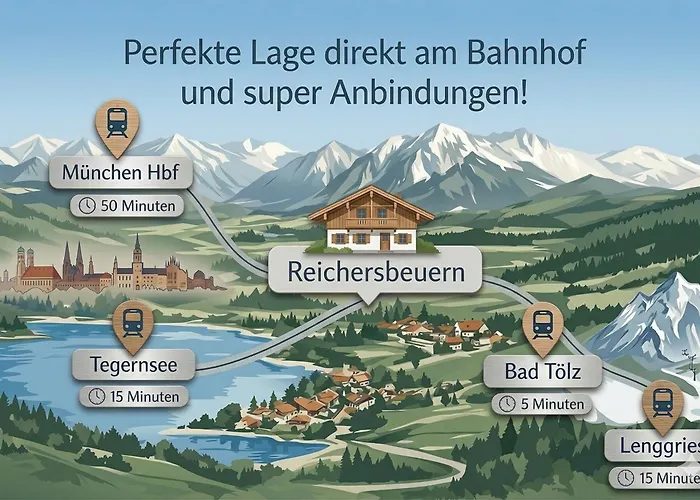 Scandinavian Alpine Nahe Tegernsee - Stilvoll & Ruhig 아파트